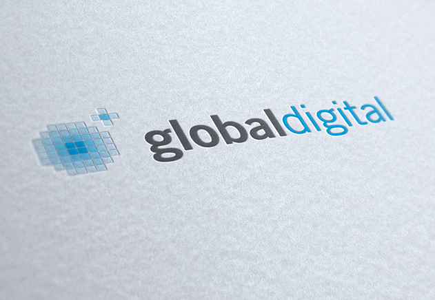 globaldigital, Corporate Design, Logo Close-Up
