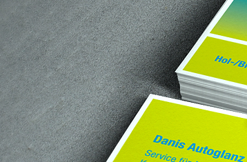 Danis Autoglanz, Corporate Design, Branding, Logo, Briefpapier, Visitenkarten, Geschäftsausstattung, Flyer, Werbemittel